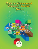 Caiet de Antrenament Compară Fracțiile Vol 1