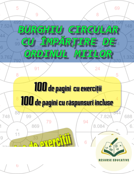 BURGHIU CIRCULAR CU ÎMPĂRȚIRE DE ORDINUL MIILOR