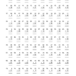 Fișă de lucru – Adunare avansată cu numere de la 1 la 99 | Exerciții matematice pentru copii cu răspunsuri incluse