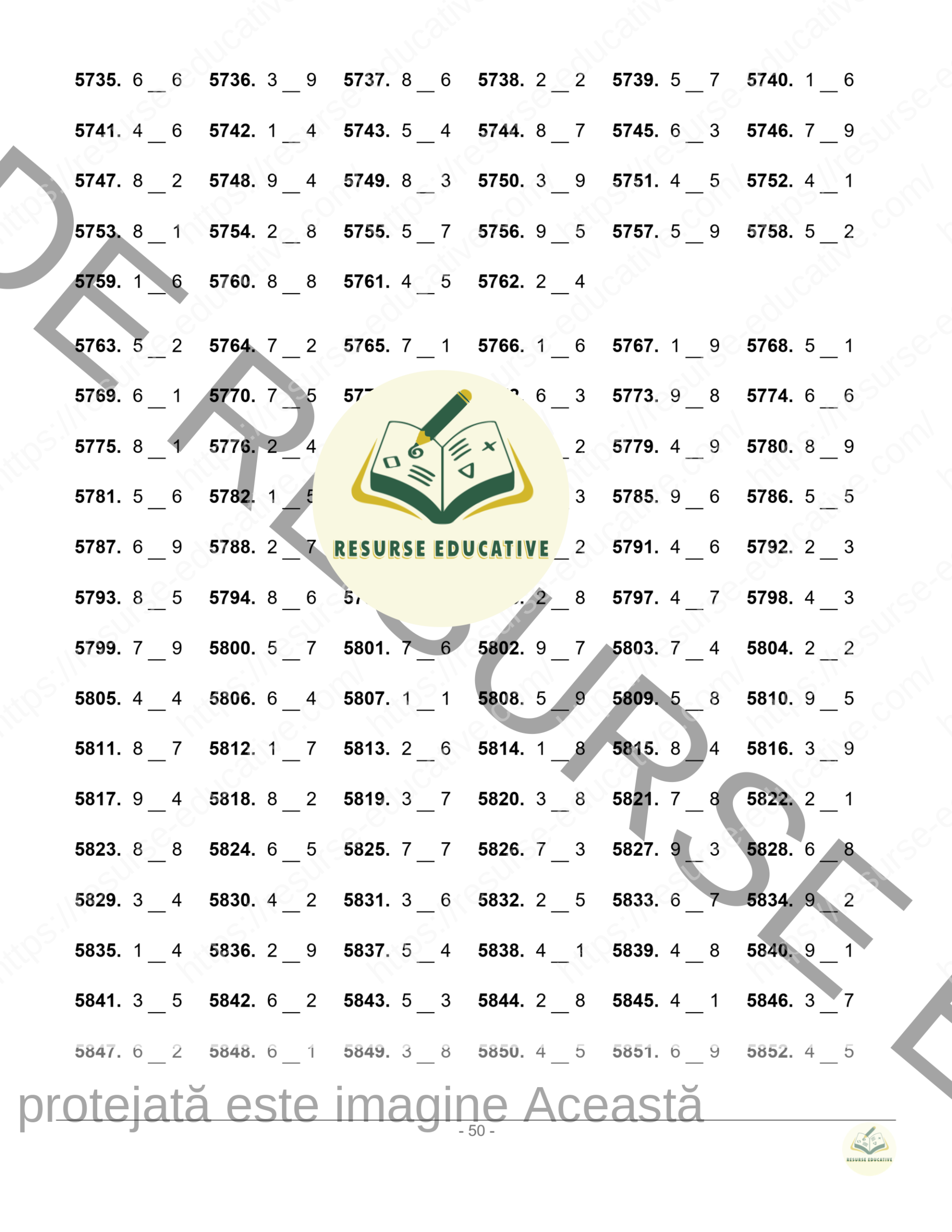 COMPARAȚI NUMERELE PÂNÂ LA 10 PREMIUM