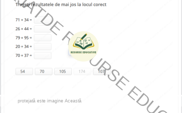Calculați corect adunările cu numere până la 200