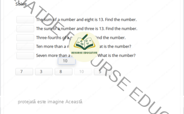 Solve number problems