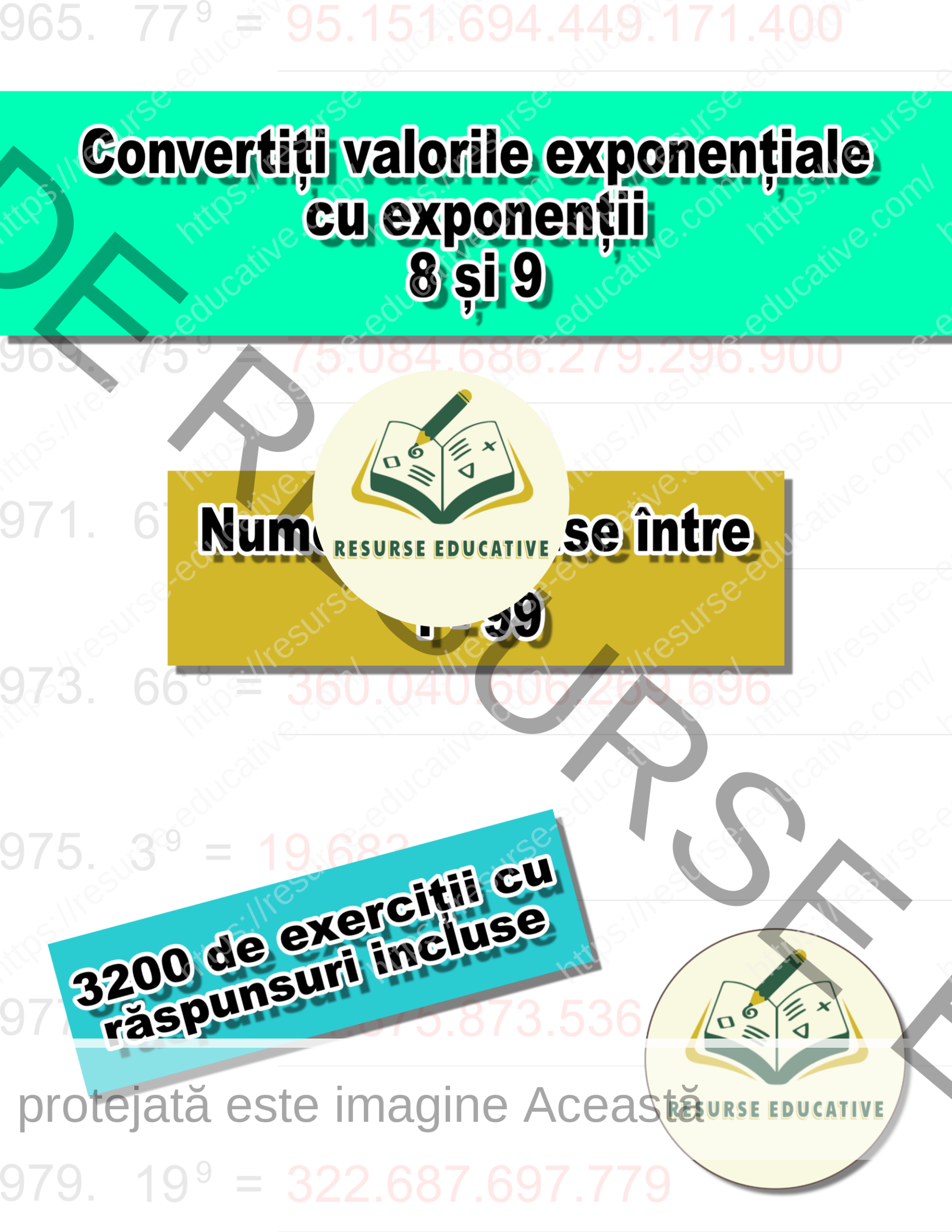 Convertiți valorile exponențiale cu exponenții 8,9_001