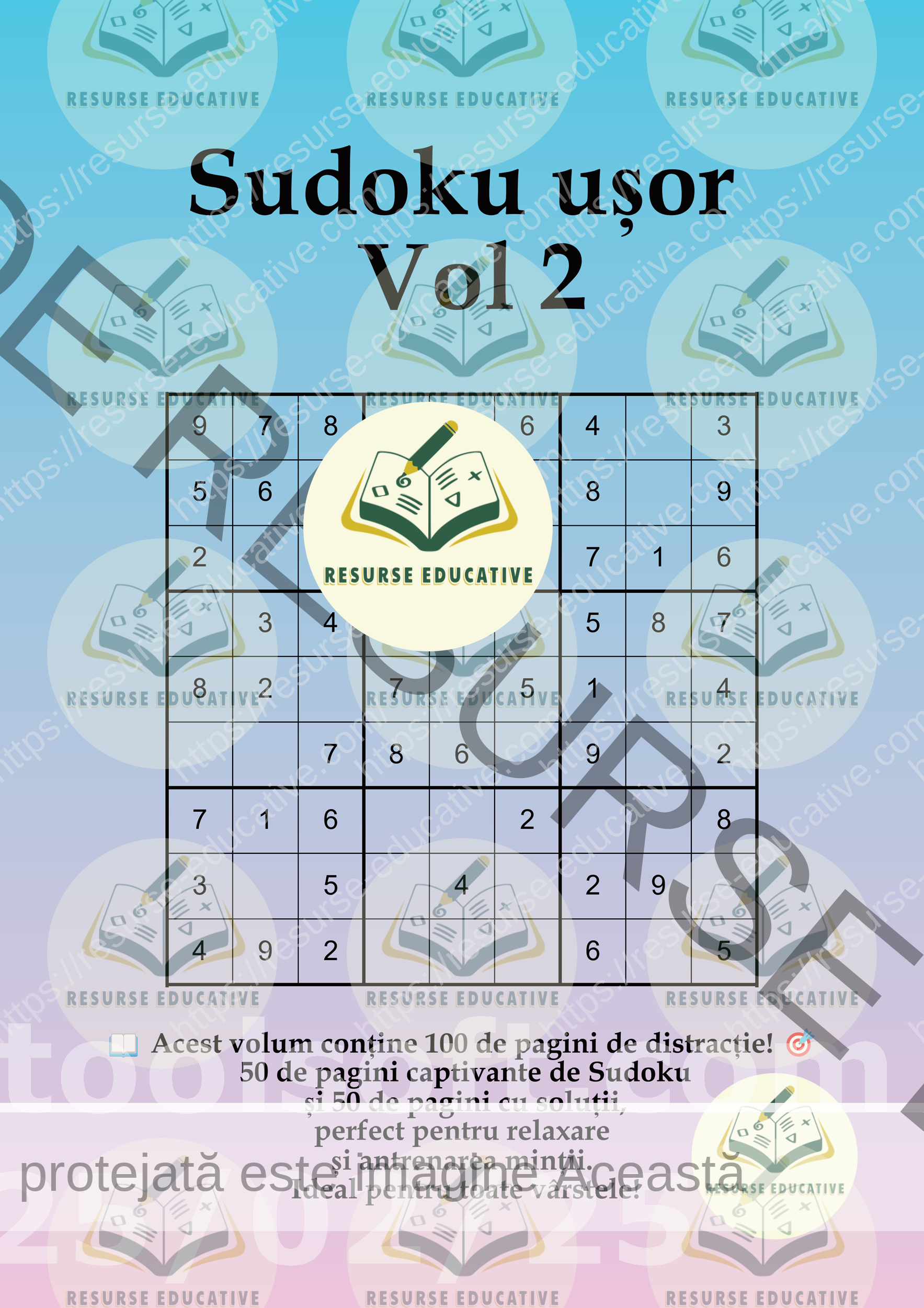 Sudoku nivel ușor volumul 2