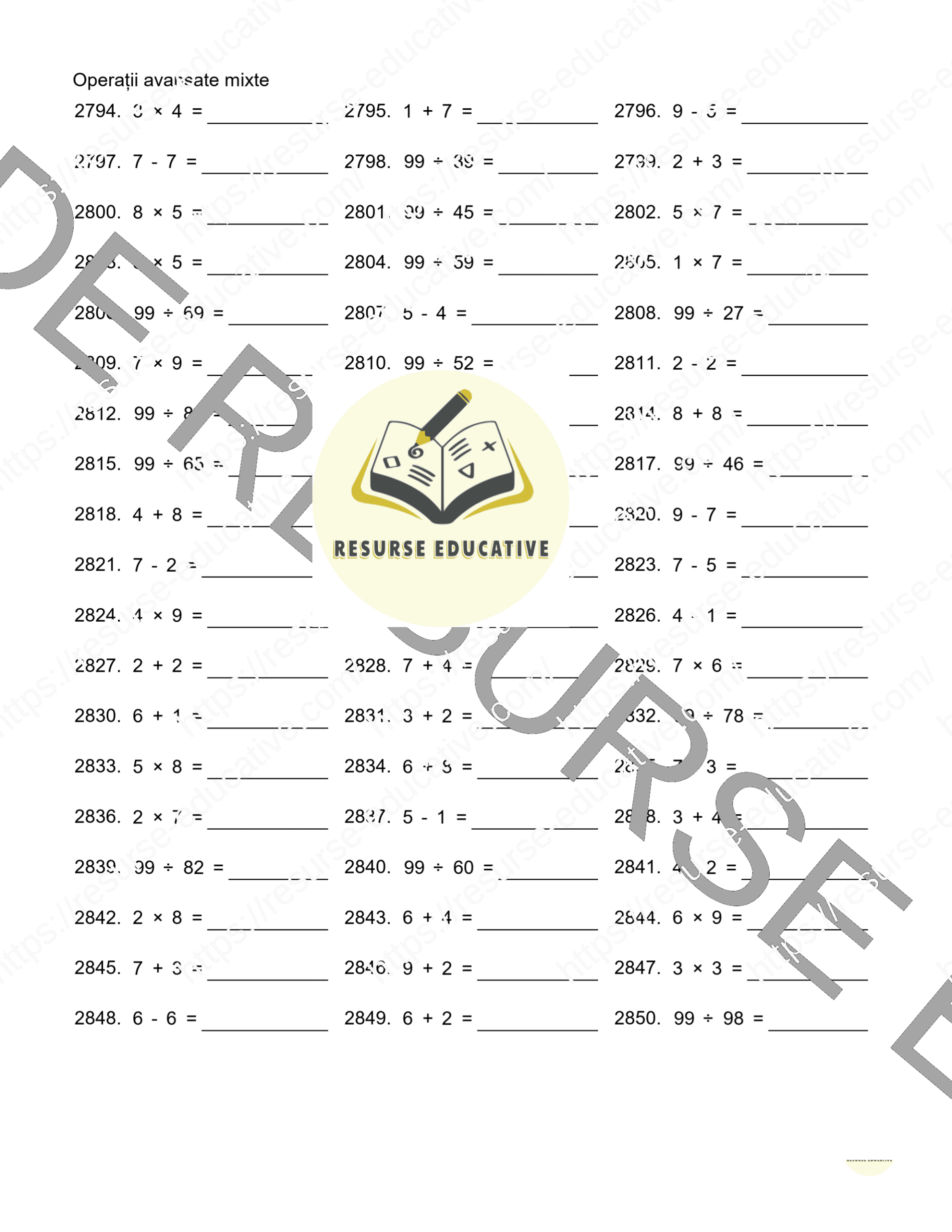 Operații avansate mixte clasa 2, 3, 4, vol 1_1